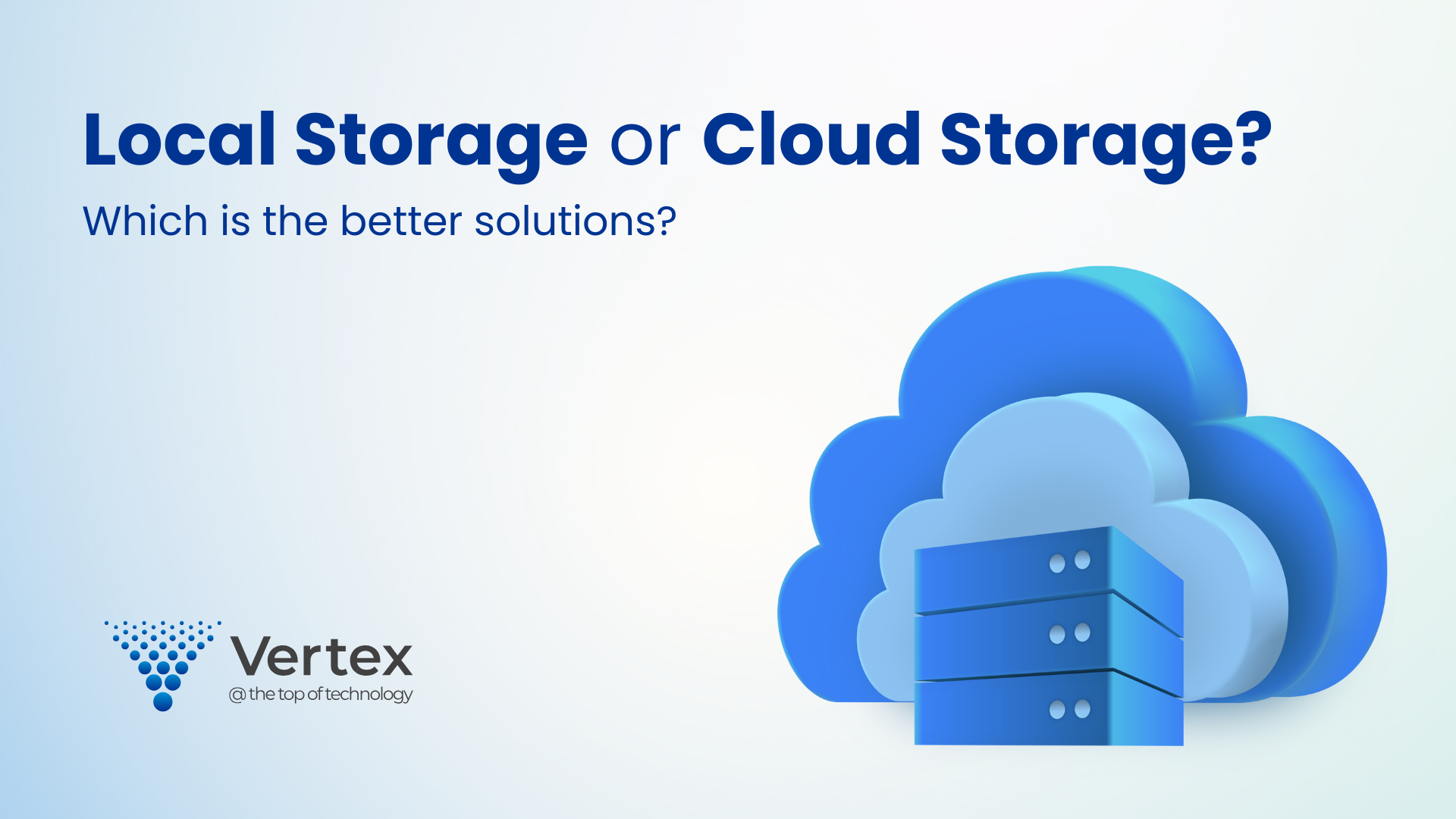 Storage solutions - Vertex